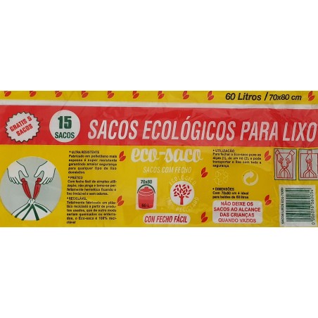 SACO LIXO 60L